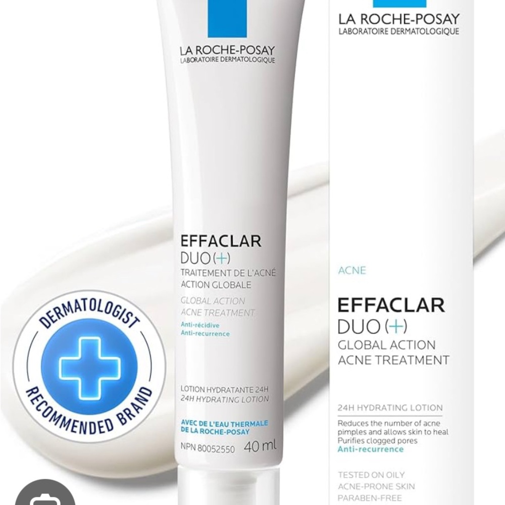 Roche-Posey Effaclar Duo (+) Global Action Acne Treatment, 42ml, 24hr Hydrating